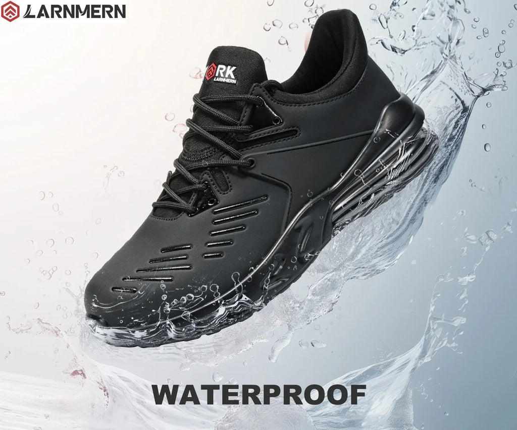 LARNMERN Safety Shoes Mens Sneakers Chef Steel Toe Construction Work Shoes Air Cushion L11229-1 - LARNMERN Safety Shoes Official
