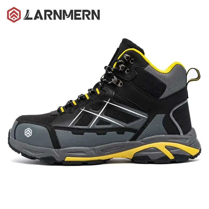 LARNMERN Safety Shoes Mens Ankle Boots Steel Toe Hiking Anti-Puncture Anti-Static Pria LM-170202K - LARNMERN Safety Shoes Official