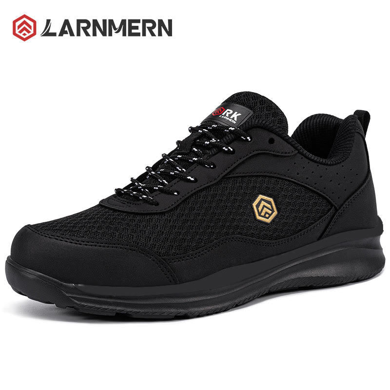 LARNMERN Safety Shoes Mens Sneakers Steel Toe Construction Chef AntiStatic Work Shoes Pria L11298-1