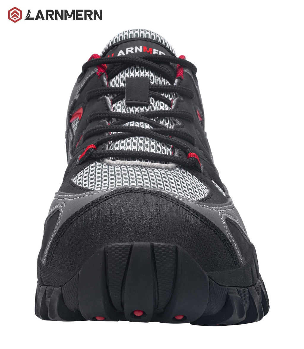 LARNMERN Safety Shoes Mens Sneakers Steel Toe Anti-Slip Work Shoes Hiking Boots Pria Wanita LM170128