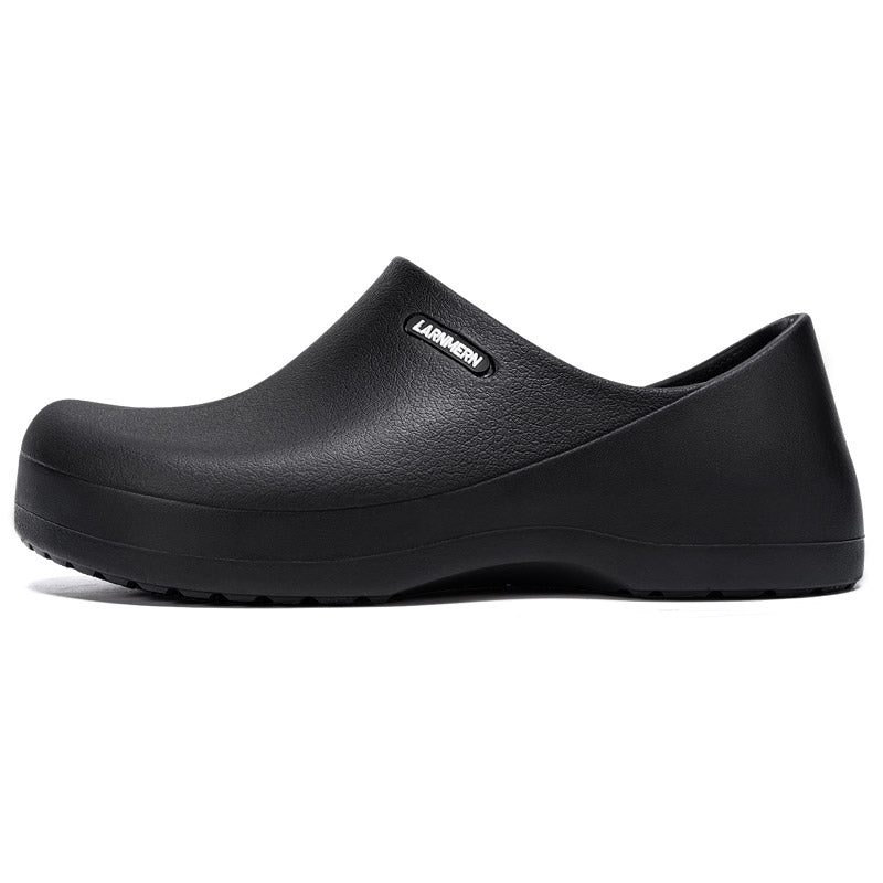 LARNMERN Sepatu Kitchen Chef Shoes Safety Shoes Anti Slip Ringan Slip On Waterproof Eva Rubber