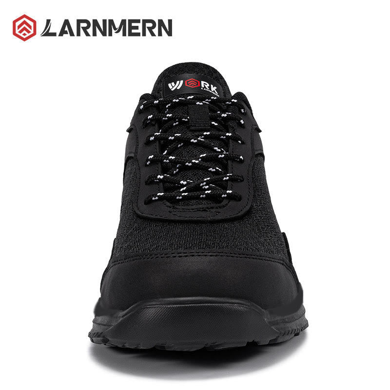 LARNMERN Safety Shoes Mens Sneakers Steel Toe Construction Chef AntiStatic Work Shoes Pria L11298-1