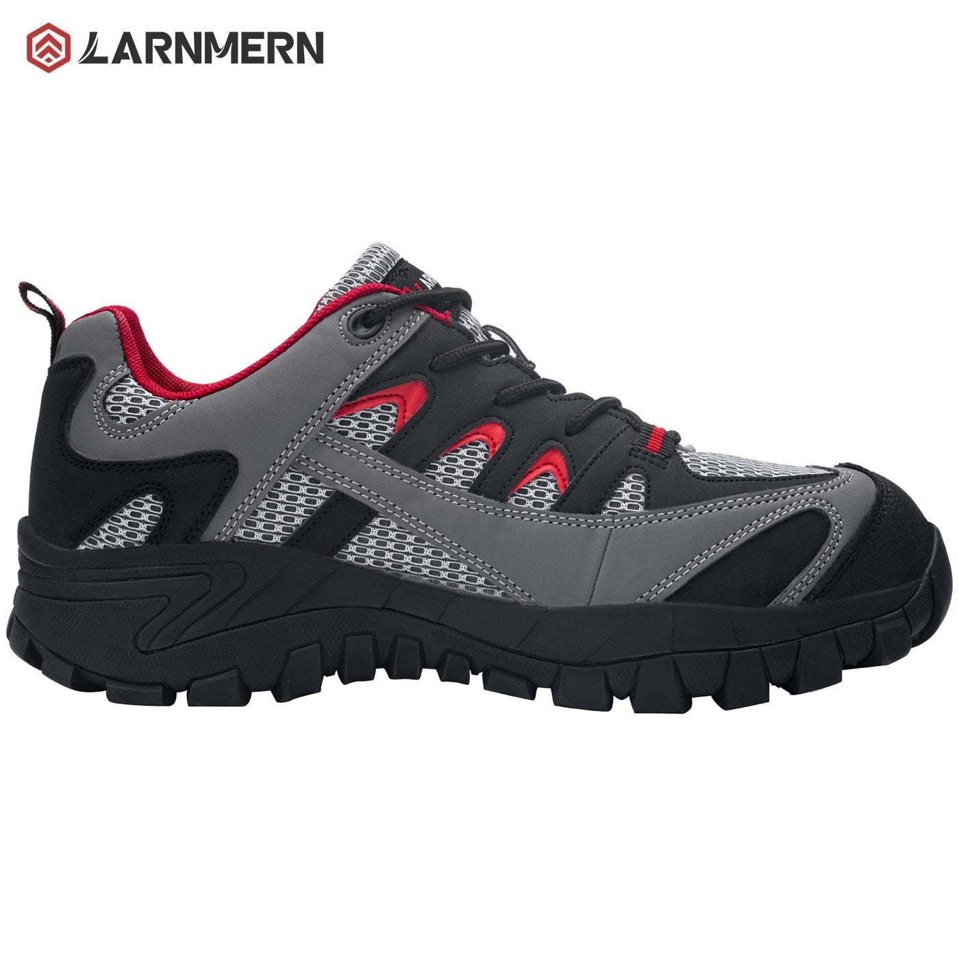 LARNMERN Safety Shoes Mens Sneakers Steel Toe Anti-Slip Work Shoes Hiking Boots Pria Wanita LM170128