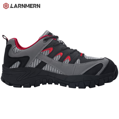 LARNMERN Safety Shoes Mens Sneakers Steel Toe Anti-Slip Work Shoes Hiking Boots Pria Wanita LM170128