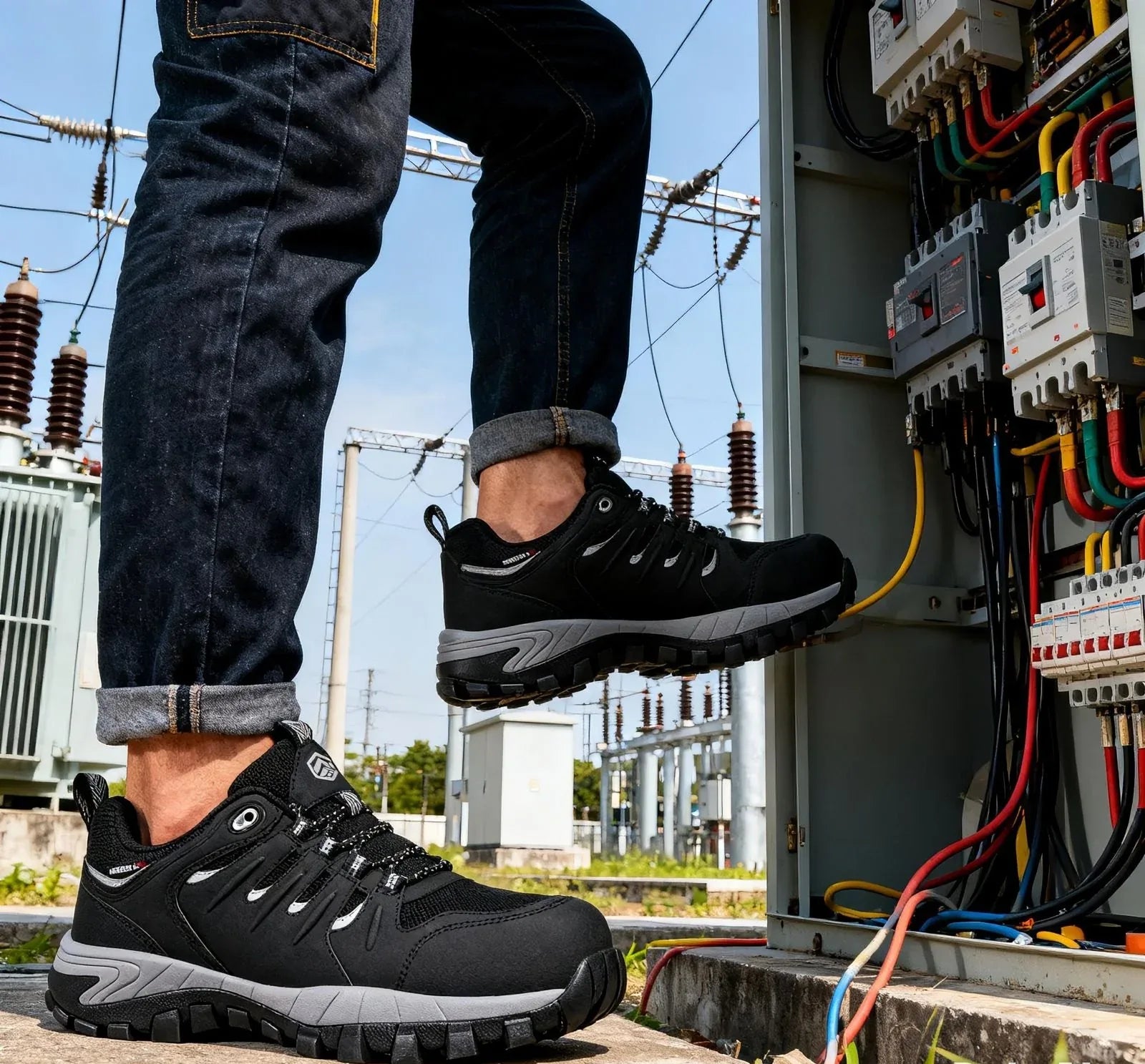 LARNMERN Safety Shoes Composite Toe Mens Sneakers Hiking Boots Electrical Hazard 12KV LSE31272 - LARNMERN Safety Shoes Official