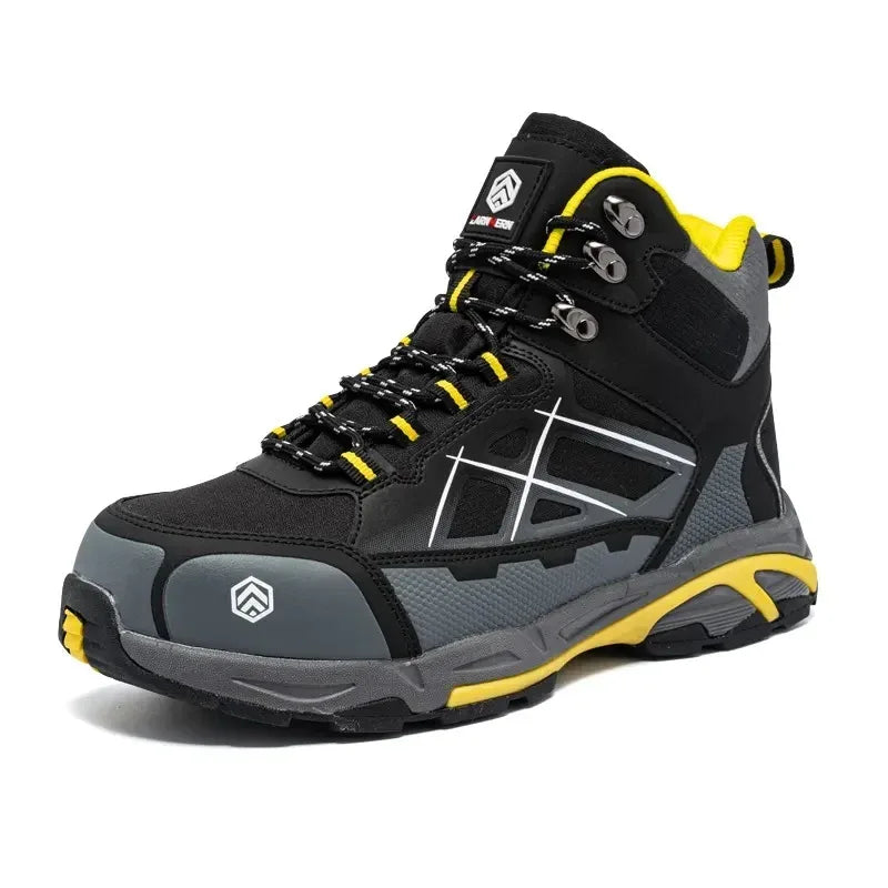 LARNMERN Safety Shoes Mens Ankle Boots Steel Toe Hiking Anti-Puncture Anti-Static Pria LM-170202K - LARNMERN Safety Shoes Official